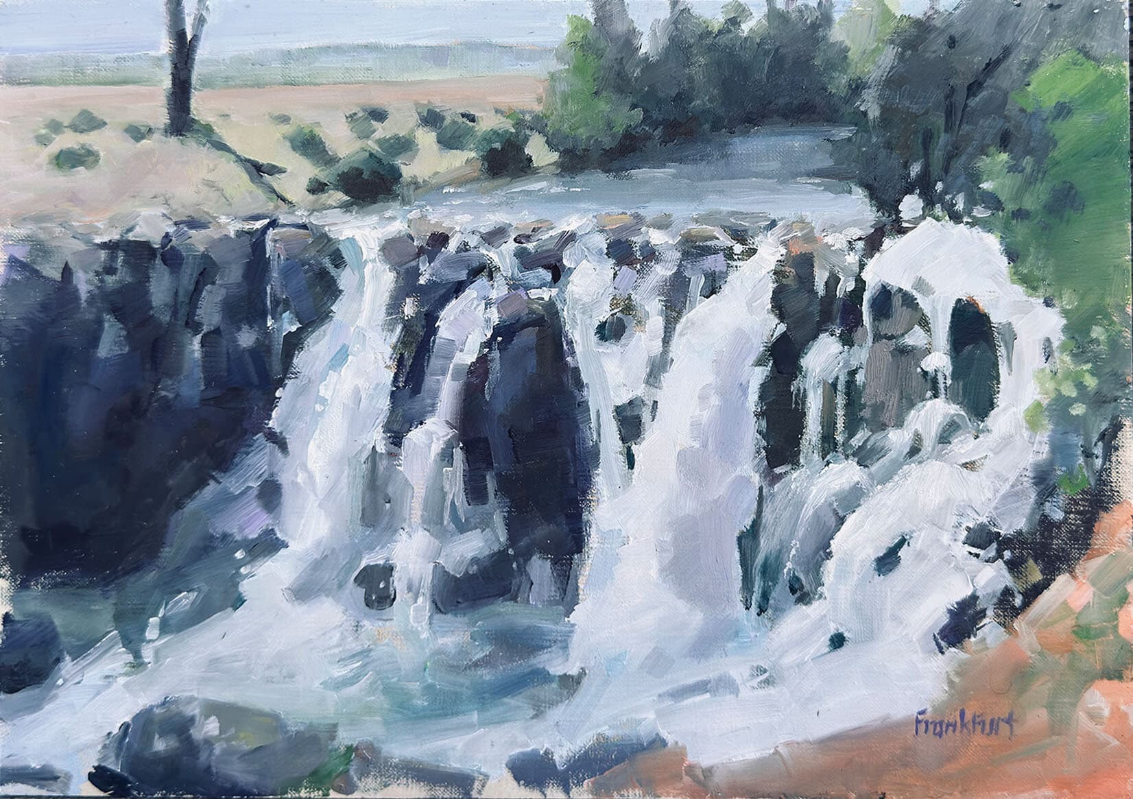 Unchanging Mist, 9x12, Oil, Terra Rosa Art Gallery, Guthrie, OK